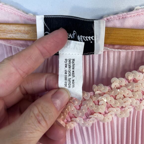 VTG Boston Maid Dress Pleated Bodice Retro Y2K Midi Dressy Size 20W** Fairy Core - Picture 10 of 12